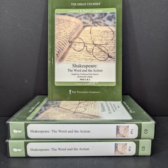 The Great Courses Literature & English Language Shakespeare 1 & 2 with Guidebook - Picture 6 of 6